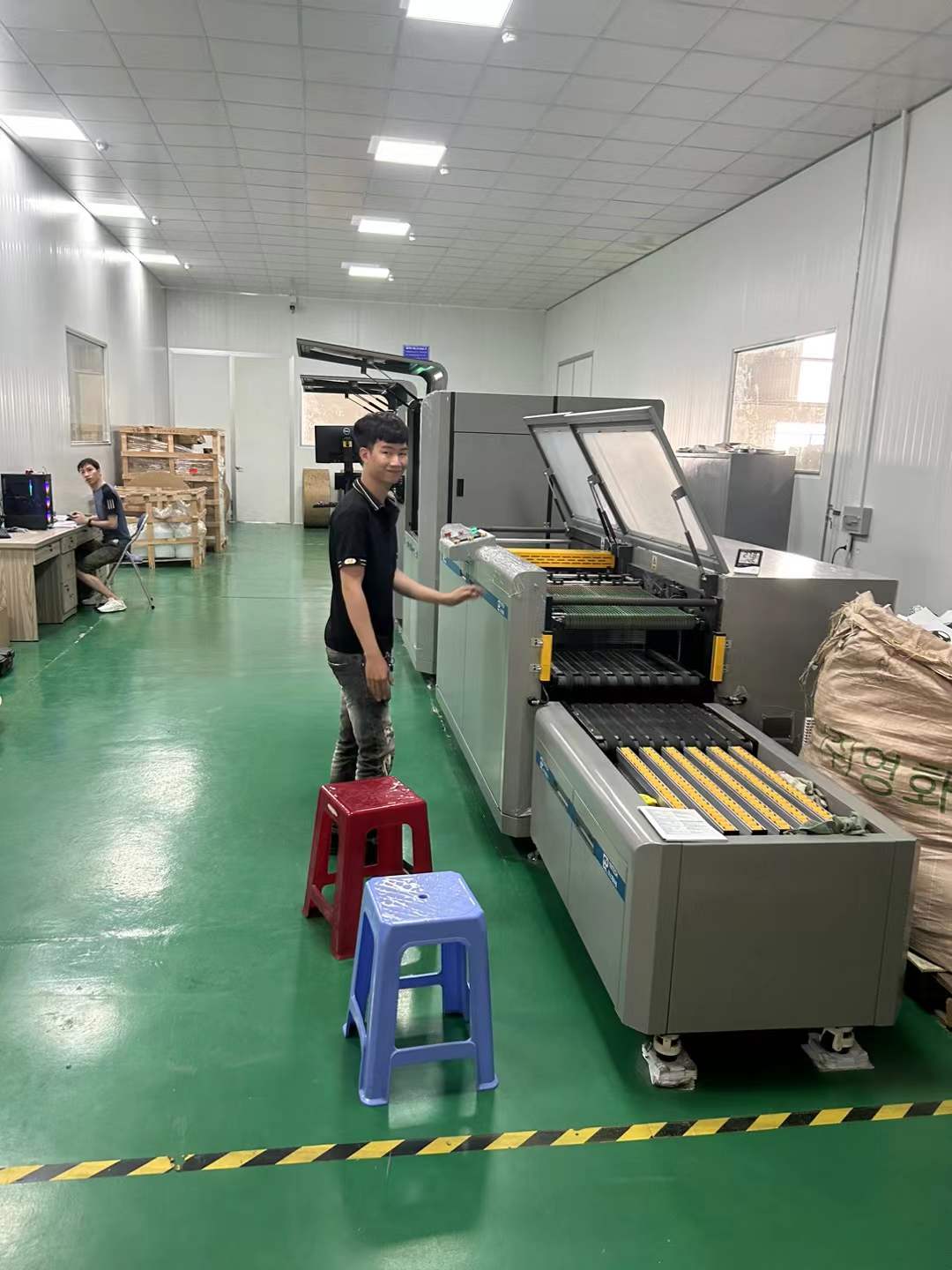 越南客户数码印刷机